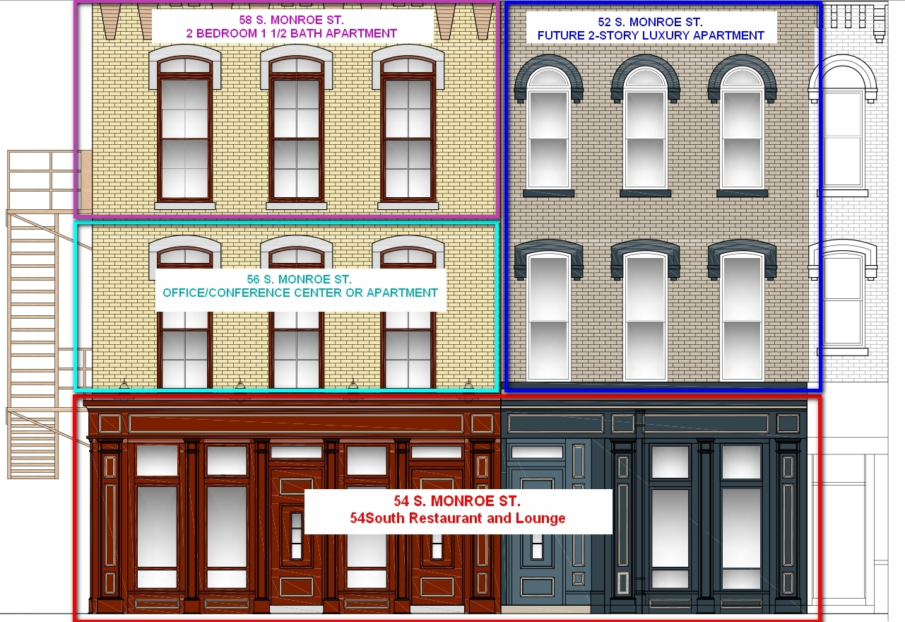Facade and Future Addresses Upon Completion